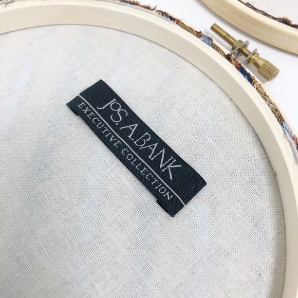 Necktie wall hanging set, orange and navy blue - Picture 6 of 8